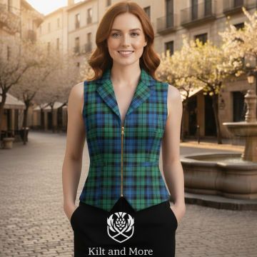 Campbell Ancient Tartan Vest For Women