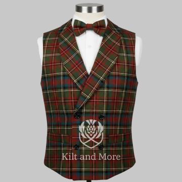 Carolina State Tartan Vest  