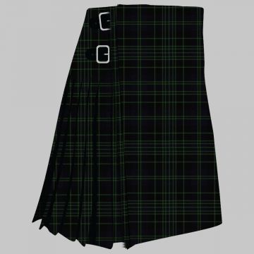 Clergy Green Modern Tartan Kilt