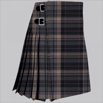 Clunie Burn Charcoal Tartan Kilt