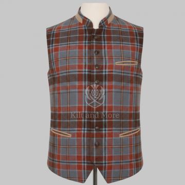 County Leitrim Tartan Vest