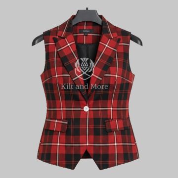 Cunningham Modern Tartan Vest For Women