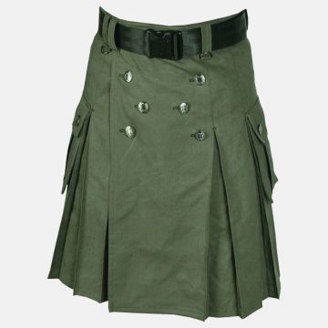 Custom Build Green Contemporary Kilt