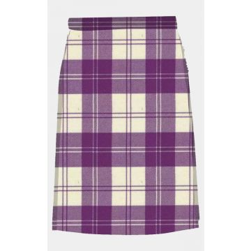 Eriskin Dress purple & White Women Tartan Kilt