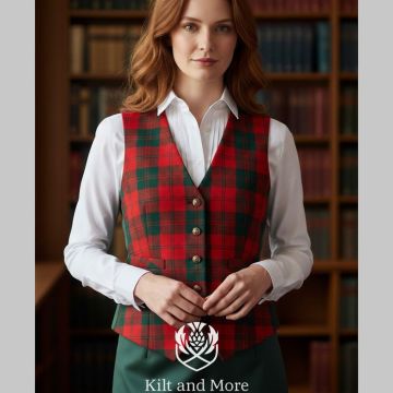 Erskine Modern Tartan  Vest For Women