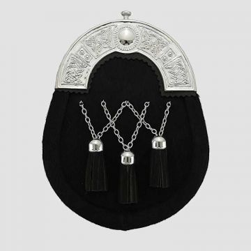 Full Dress black Fur Sporran