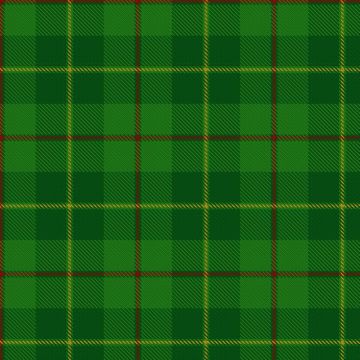 Galloway Green (yellow line) Tartan kilt