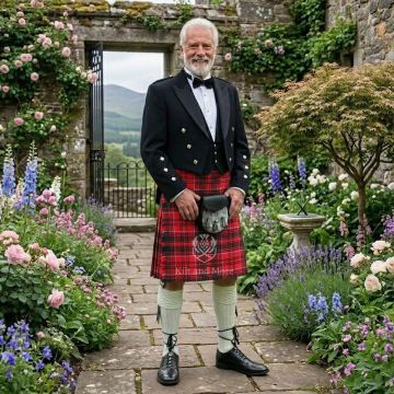 Grant Tartan With Prince Charlie Jacket