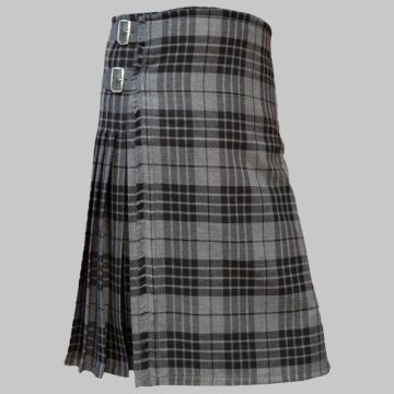 Grey Hamilton Modern Tartan Kilt