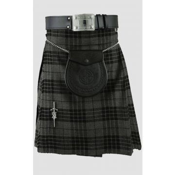 Grey Watch Tartan Scottish Traditional 8 Yards kilt