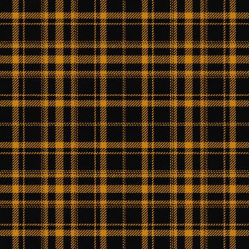 Justus Yellow & Black Tartan Kilt