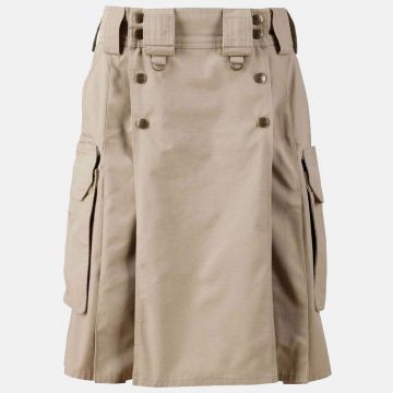 Khaki Utility Kilt