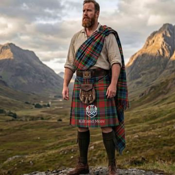 Kidd Modern  Tartan Great  Kilt