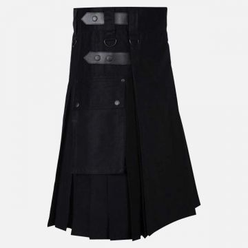 LAUTREAMONT GAULTIER Men Khaki Utility Kilt