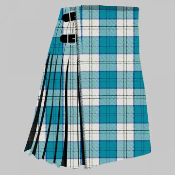 Lennox Dress Turquoise Tartan Kilt