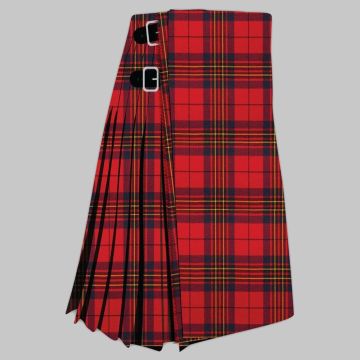 Leslie Red Modern Tartan Kilt