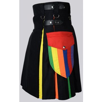 LGBT Pride Hybrid Utility Kilt For Men