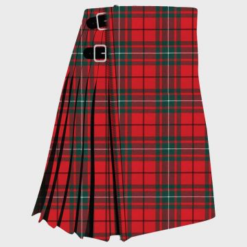 MacAuley Red Modern Tartan Kilt