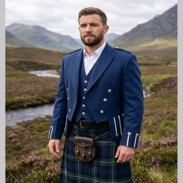 Majestic Scottish Prince Charlie Jacket  For Men