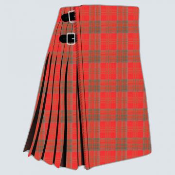 Matheson Red Weathered Tartan Kilt
