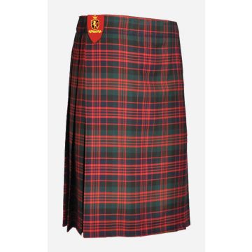 Mecdonald Tartan 8 Yards kilt with 3 Leather Loops