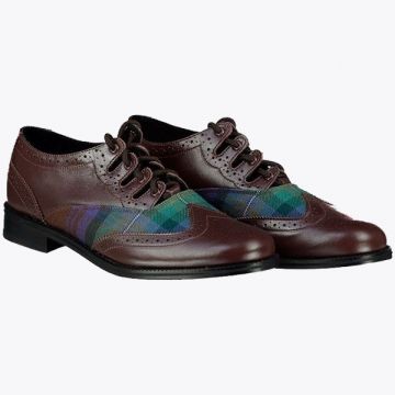 TARTAN GHILLIE BROGUES FOR MEN
