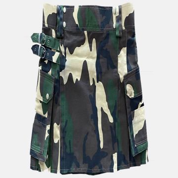 New Woodland Camo Kilt For Men