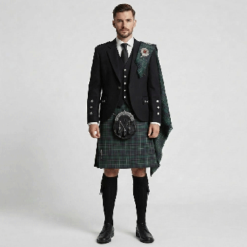 O'Kelly (O' Ceallaigh) Kilt with Argyle Jacket Outfit