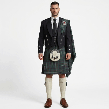 O'Kelly (O' Ceallaigh) Kilt with Prince Charlie Jacket Outfit