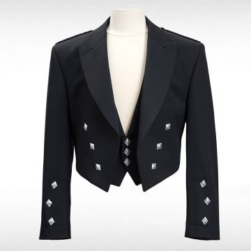 Prince Charlie Black Magee Wool Set