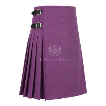Purple Wool Kilt