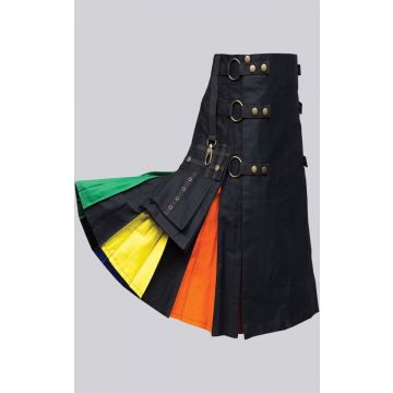 RainBow Utility Kilt For Men