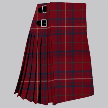 Rose Red Muted Tartan Kilt