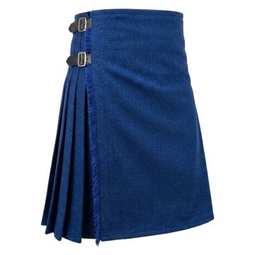 Royal Blue Wool Kilt