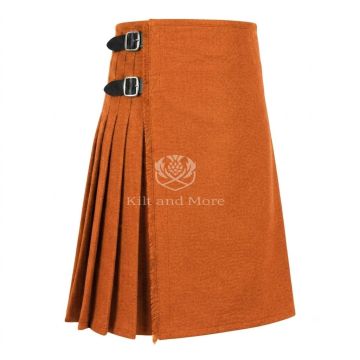 Saffron Wool Kilt