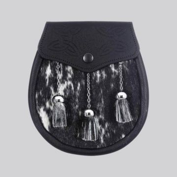 Semi Dress Mottled Calfskin Celtic Embossed Sporran