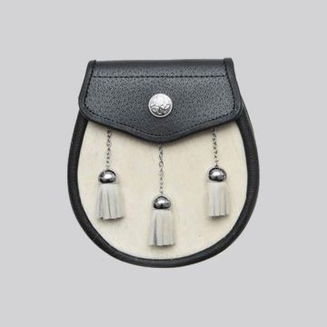 Semi Dress Natural Calfskin Celtic Boss Sporran