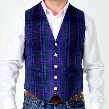 Spirit of Scotland Tartan Waistcoat 5 Button