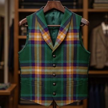 Spirit of Brazil Tartan Vest