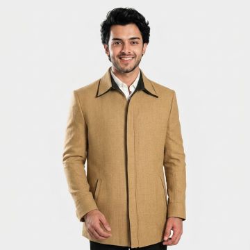 Maroon Double Collar Tailored Jacket