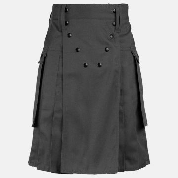 Spartan Gray Utility Kilt For Active Wear