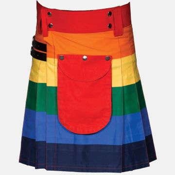 Pride Rainbow Hybrid Kilt