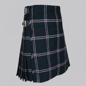 Dark Hebridean Purple Tartan Kilt