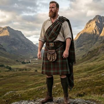 Seton Hunting Muted Great Kilt