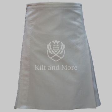 White Tartan Kilt