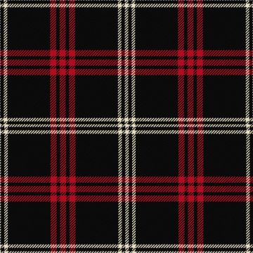 White Stripes Hunting Tartan Kilt