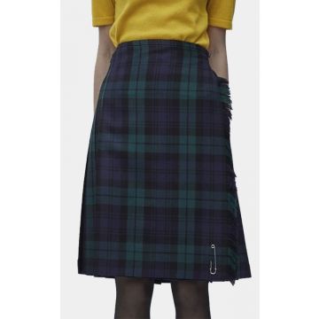 Women Black Watch Tartan Kilt