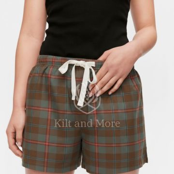 Young Weathered Tartan Mid Short