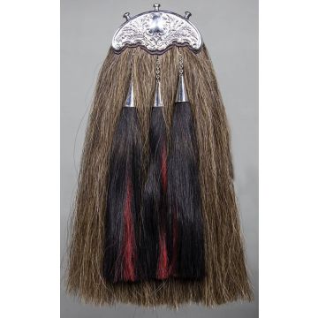 Dress Original Long Horse Hair Sporran With 5 Tassels