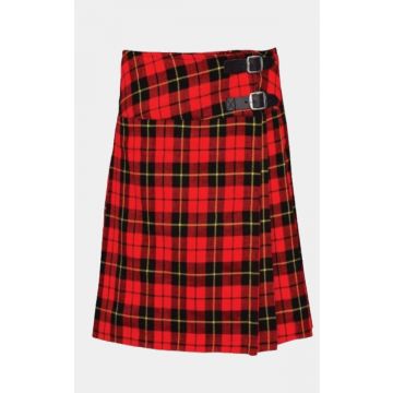 Ladies Women Wallece Tartan Pleated Billie Kilt Skirt